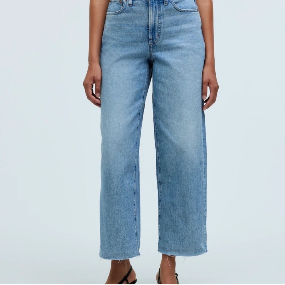 Madewell The Perfect Vintage Wide Leg Crop Jean